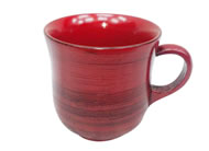 Hollowed wood mug